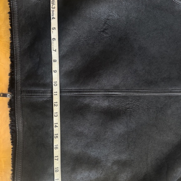 Custom Blake Hedley Black Shearling Jacket XL - Picture 16 of 16